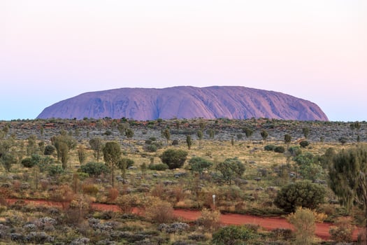 Uluru from a distance Northern Territory Australia photo