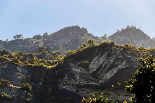 Nature, cliffs and mountains Table Mountain National Park Cape Town. photo