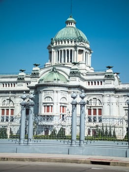 Ananta Samakhom Throne Hall in Dusit Palace Bangkok Thailand. photo