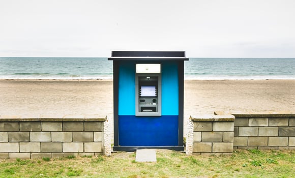 ATM by the beach photo