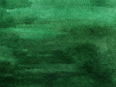 Watercolor green background with brush strokes, dots, spots photo