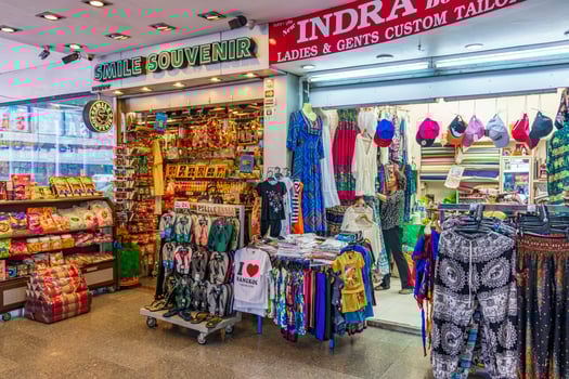 Ratchatchewi Bangkok Thailand 2018 Restaurants and shopping areas in Bangkok Thailand. photo