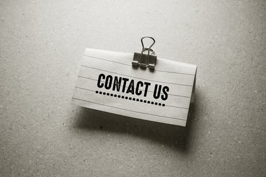 Contact us Business Concept idea photo