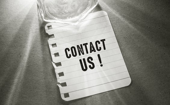 Contact us Business Concept idea photo