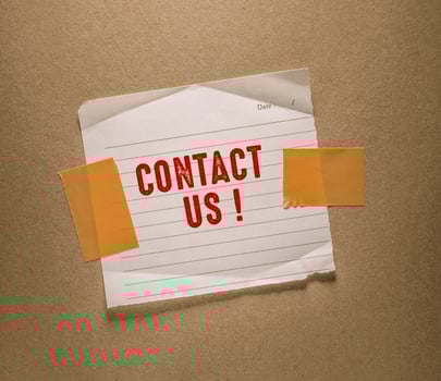 Contact us Business Concept idea photo