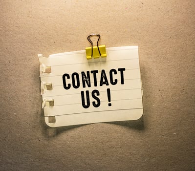 Contact us Business Concept idea photo