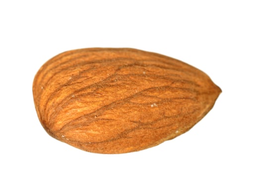Almond nut isolated on white background photo