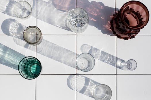 set of tools on a white background photo