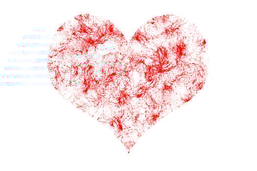 Happy Valentine's Day. Heart shaped symbol of love. photo