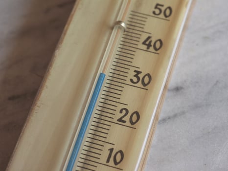 thermometer for air temperature measurement photo