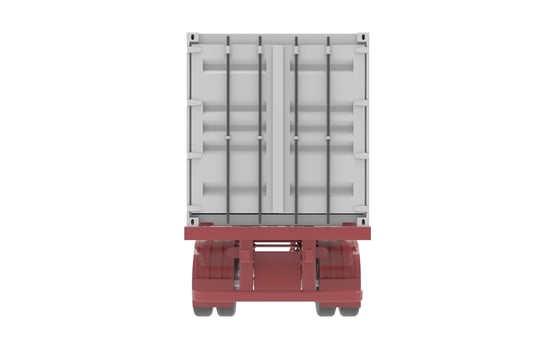 semi trailer truck logo template 3d illustration photo