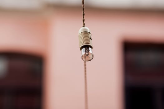 vintage edison lamp photo