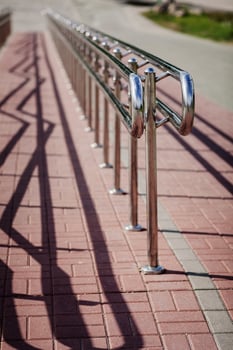 Stainless steel railing photo