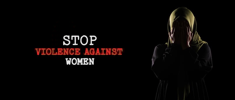 Stop violence against women photo