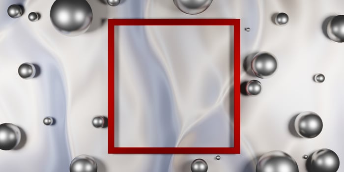 square frame for displaying products Label background and text layout 3d text illustration photo