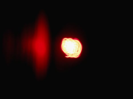 light painting with red light photo