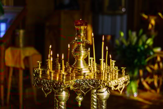 floor church candle holder photo