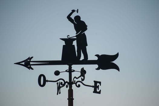 Cardinal points that indicate wind direzzione photo