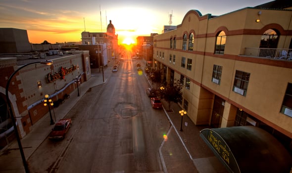Sunset in Moose Jaw photo