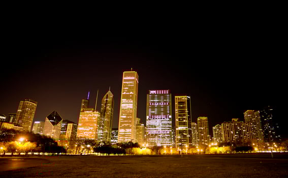 Night Photography Chicago photo