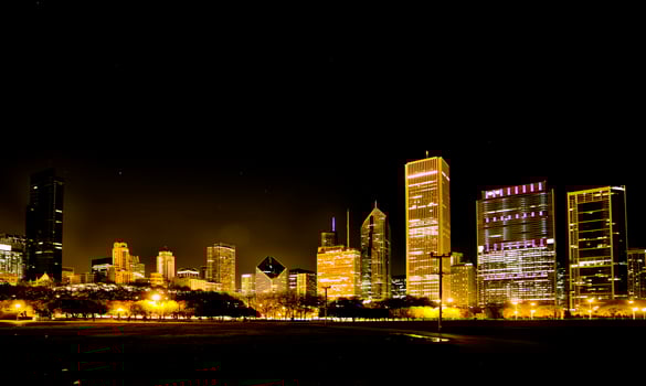 Night Photography Chicago photo