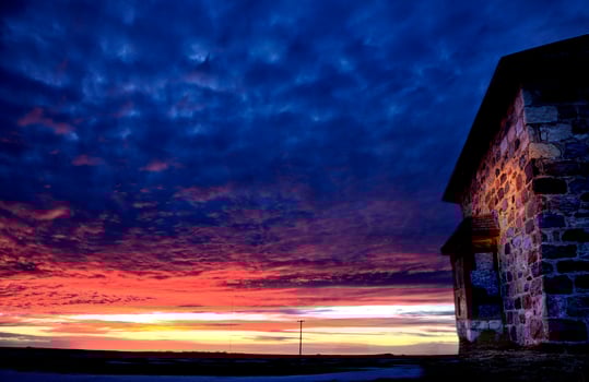 Stone House Sunset photo
