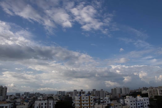 Summer blue sky cloud gradient light white background. Beauty clear cloudy in sunshine calm bright winter air bacground. Gloomy vivid cyan landscape in environment day horizon skyline view spring wind photo