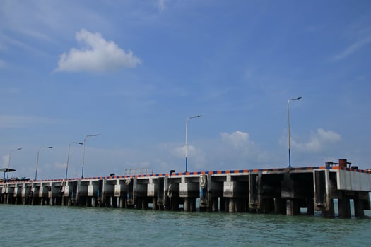 Various ship activities at the Port of Sri Bintan Pura in the city of Tanjung Pinang namely on the west coast of the island of Bintan photo