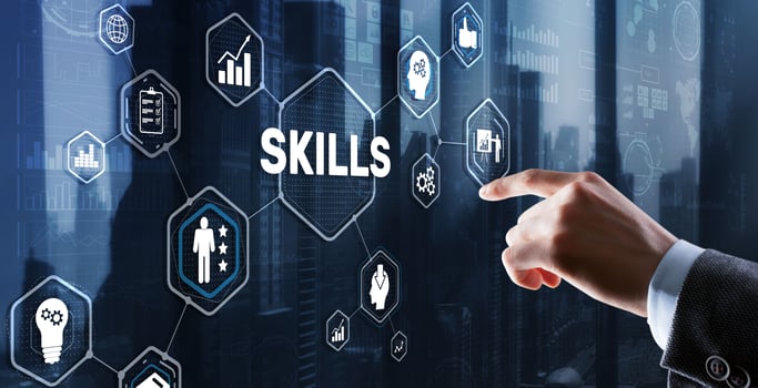 Skills Learning Personal development Finance Competency Business concept photo