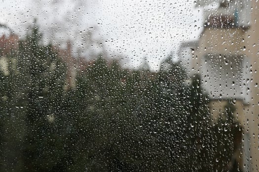 raindrops on window photo