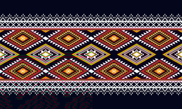 Geometric ethnic pattern seamless. photo