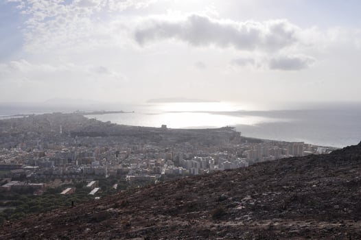 Aerial view of Trapani photo