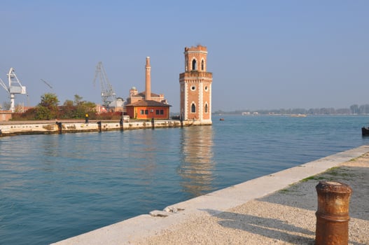 Canal view in Venice photo