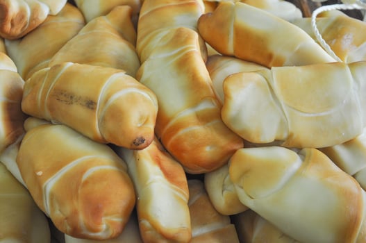 Traditional handmade cheese photo