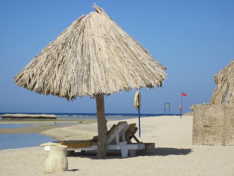 lying on the beach photo