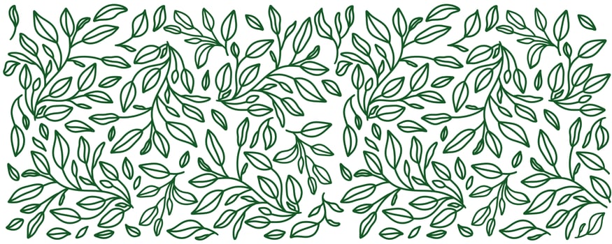 leaf seamless background with pattern background photo