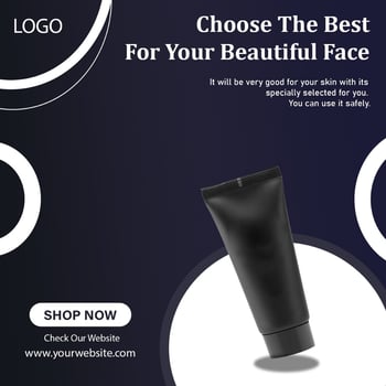 Face Cream Social Media Design photo