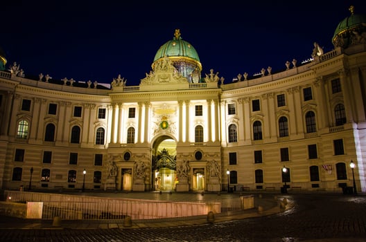 Michaelertrakt palace, Hofburg in Vienna, Austria photo