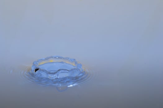 drops blue left photo