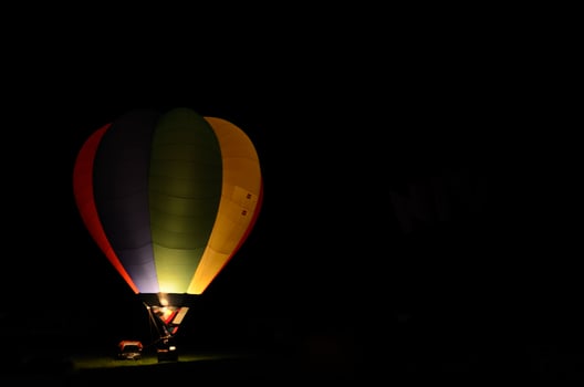 balloon at night photo