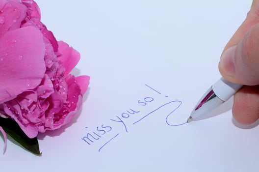miss you so writing photo