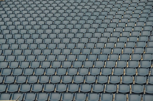 seated in a stadion photo