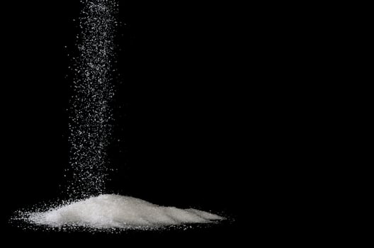 sugar on black photo
