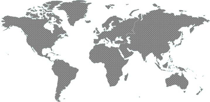 3D map illustration of the world photo