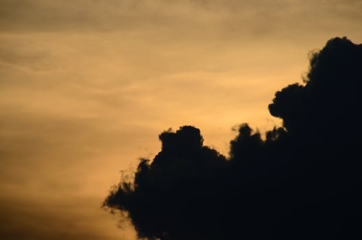 clouds sunset and thunderstorm photo