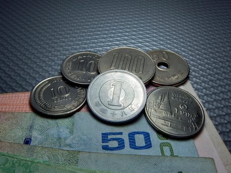 International money background photo