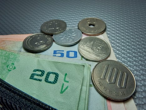 International money background photo