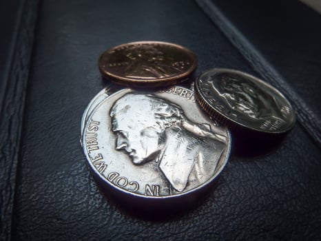 US COIN MONEY, CURRENCY, CONCEPT, BUSINESS photo