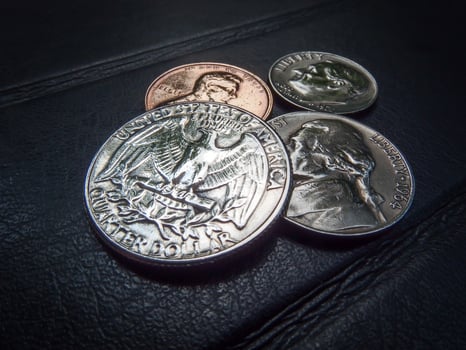 US COIN MONEY, CURRENCY, CONCEPT, BUSINESS photo