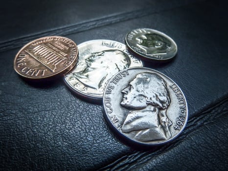 US COIN MONEY, CURRENCY, CONCEPT, BUSINESS photo